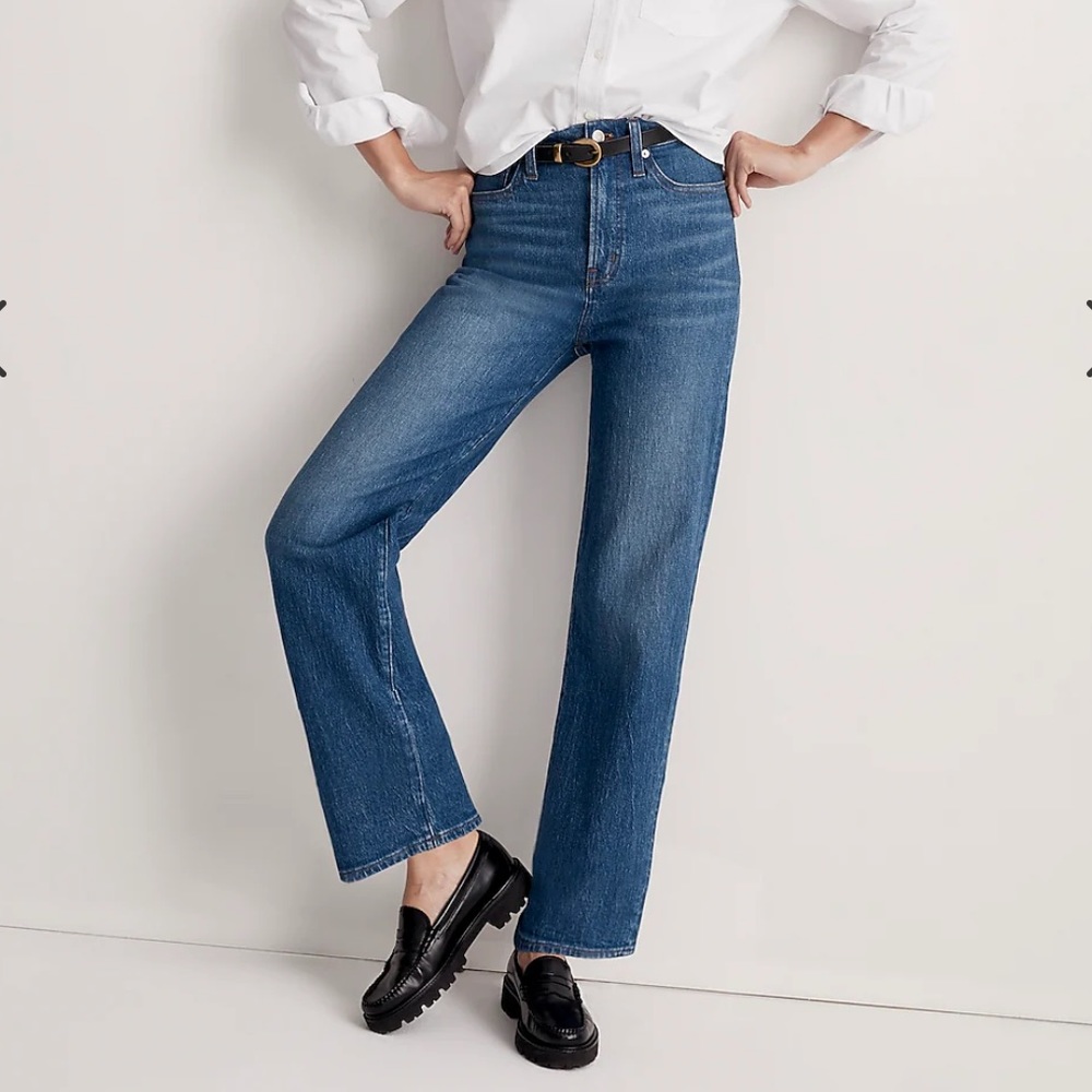 Madewell Perfect Vintage Wide Leg Jean in Leifland Wash